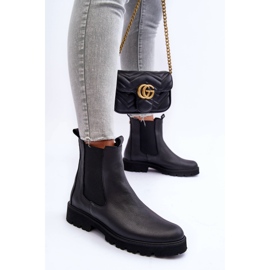 Botas de Piel Botas Jodhpur Negras Nicole 2672 negro 7