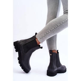 Botas de Piel Botas Jodhpur Negras Nicole 2672 negro 4