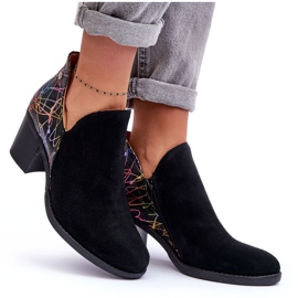 Botas De Mujer De Piel Con Tacón Maciejka 04492-99 Negro 9