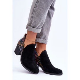 Botas De Mujer De Piel Con Tacón Maciejka 04492-99 Negro 2
