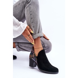 Botas De Mujer De Piel Con Tacón Maciejka 04492-99 Negro 8