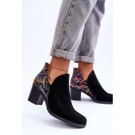Botas De Mujer De Piel Con Tacón Maciejka 04492-99 Negro 7