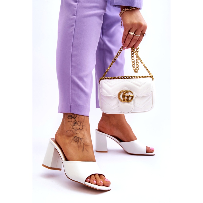 Pantuflas Clásicas Mujer Blancas Loara blanco 3 Pantuflas Clásicas Mujer Blancas Loara blanco 3