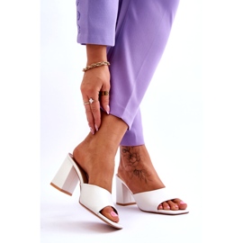 Pantuflas Clásicas Mujer Blancas Loara blanco 2 Pantuflas Clásicas Mujer Blancas Loara blanco 2