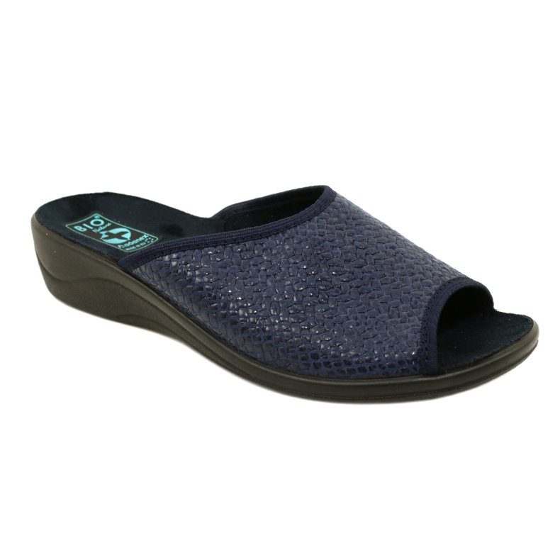 Pantuflas Mujer Espiga Adanex 26039 Azul Marino 1