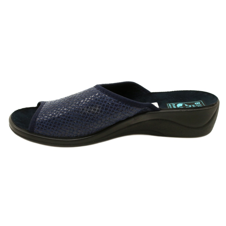 Pantuflas Mujer Espiga Adanex 26039 Azul Marino 2