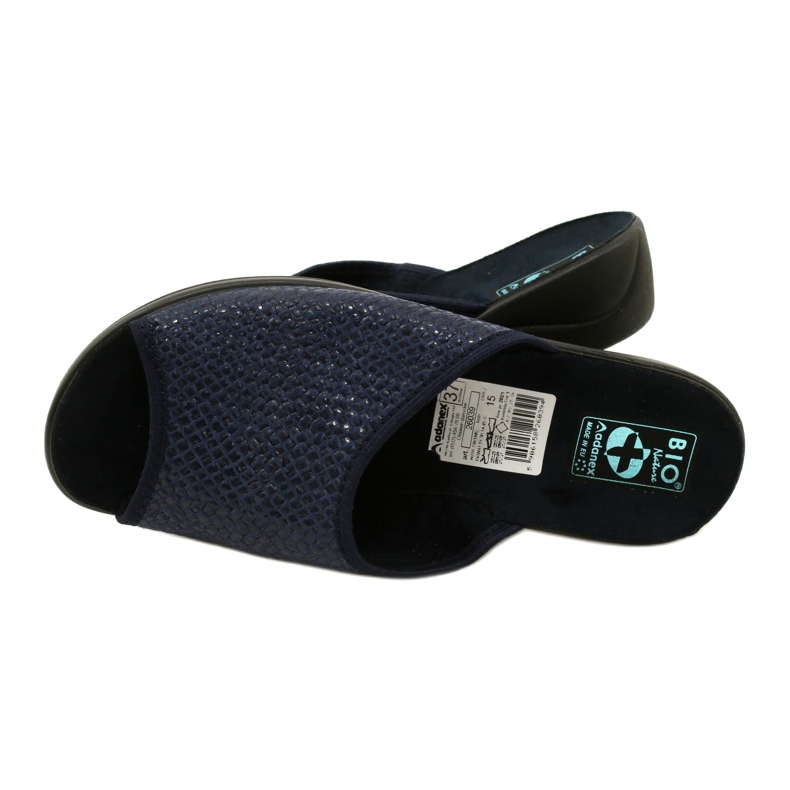 Pantuflas Mujer Espiga Adanex 26039 Azul Marino 5