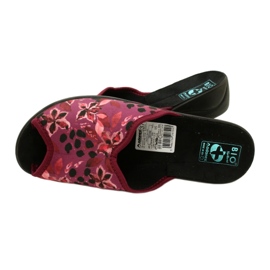 Pantuflas Mujer Terciopelo Adanex 28344 Granate con Flores negro 5 Pantuflas Mujer Terciopelo Adanex 28344 Granate con Flores negro 5