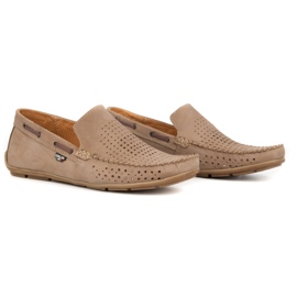 Olivier Mocasines hombre verano piel 085DKNT marrón 2
