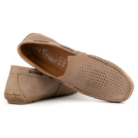 Olivier Mocasines hombre verano piel 085DKNT marrón 4