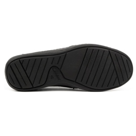 Olivier Mocasines de hombre calados para el verano 662 negro 7