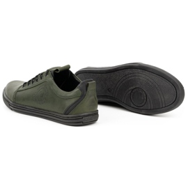 Polbut Zapatos casual hombre piel 2121/2 kaki verde 6
