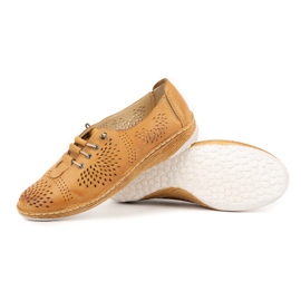 WASAK Zapatos mujer sneakers piel 0626W rojo naranja 3