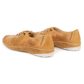 WASAK Zapatos mujer sneakers piel 0626W rojo naranja 5