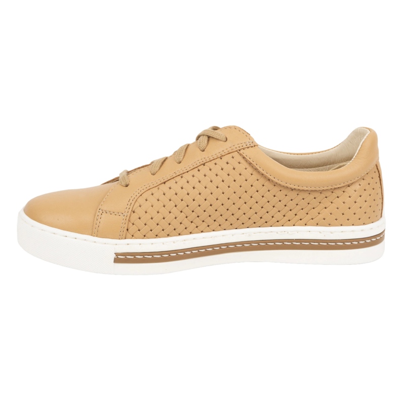 WASAK Zapatos mujer sneakers de piel 0675W marrón 1