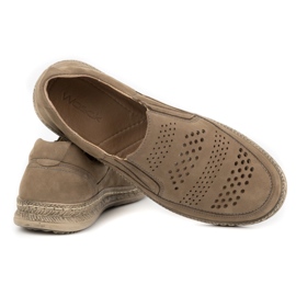WASAK Zapatos hombre piel verano 0116W marrón 4