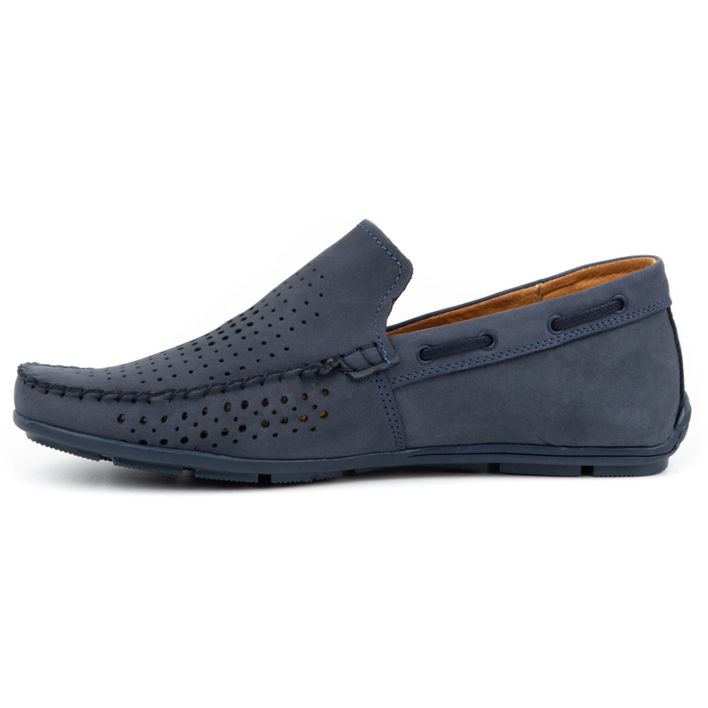 Olivier Mocasines hombre verano piel 085DKNT azul marino 1 Olivier Mocasines hombre verano piel 085DKNT azul marino 1