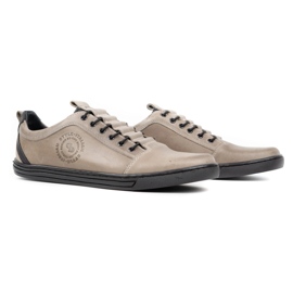 Polbut Zapatos casual hombre piel 2121/2 gris 1 Polbut Zapatos casual hombre piel 2121/2 gris 1