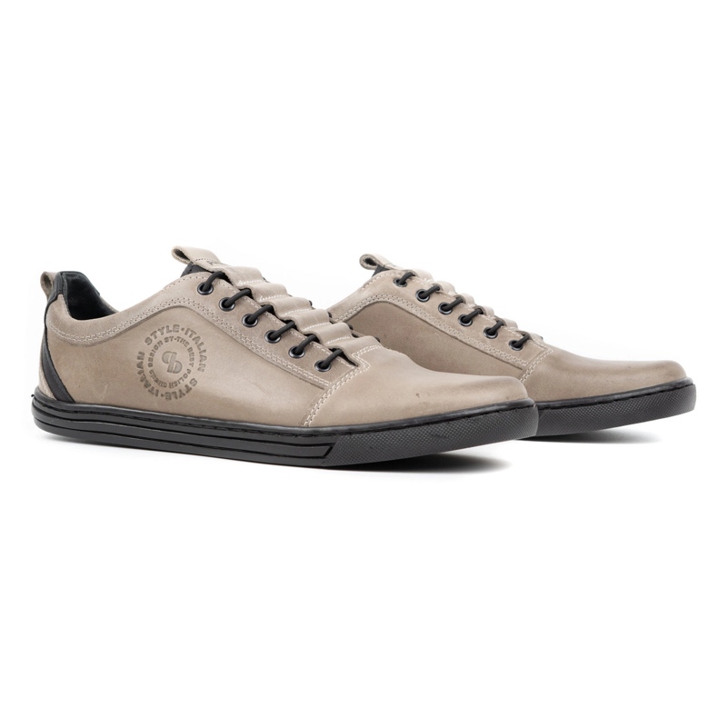 Polbut Zapatos casual hombre piel 2121/2 gris 1 Polbut Zapatos casual hombre piel 2121/2 gris 1