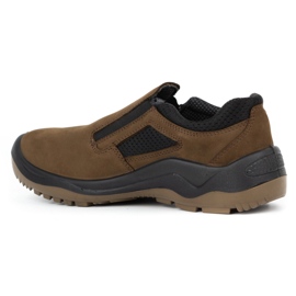 Fagum-Stomil Botas de trabajo de cuero para hombre Techwork 1125 marrón 8