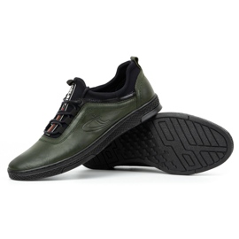 Polbut Zapatos casual hombre piel K24 verde 4
