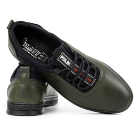 Polbut Zapatos casual hombre piel K24 verde 5