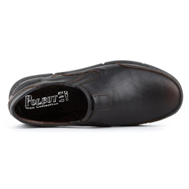 Polbut Mocasines de hombre sin cordones J51 kabir negro 7