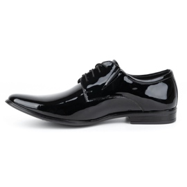 Olivier Zapatos de vestir hombre charol 304LU negro 1