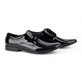Olivier Zapatos de vestir hombre charol 305LU negro 1