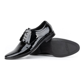 Olivier Zapatos de vestir hombre charol 305LU negro 2