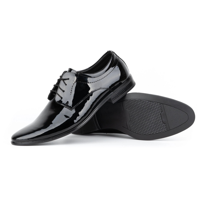 Olivier Zapatos de vestir hombre charol 305LU negro 2