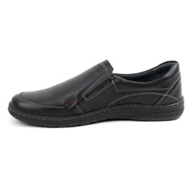 Olivier Mocasines hombre piel 943MA negro 1