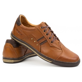 Polbut Zapatos casual hombre 1801N Axe Camel marrón 5