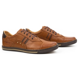 Polbut Zapatos casual hombre 1801N Axe Camel marrón 2
