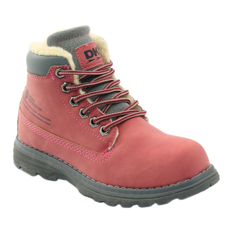 DK Botas de montaña de invierno con cremallera 75009 rosa 1