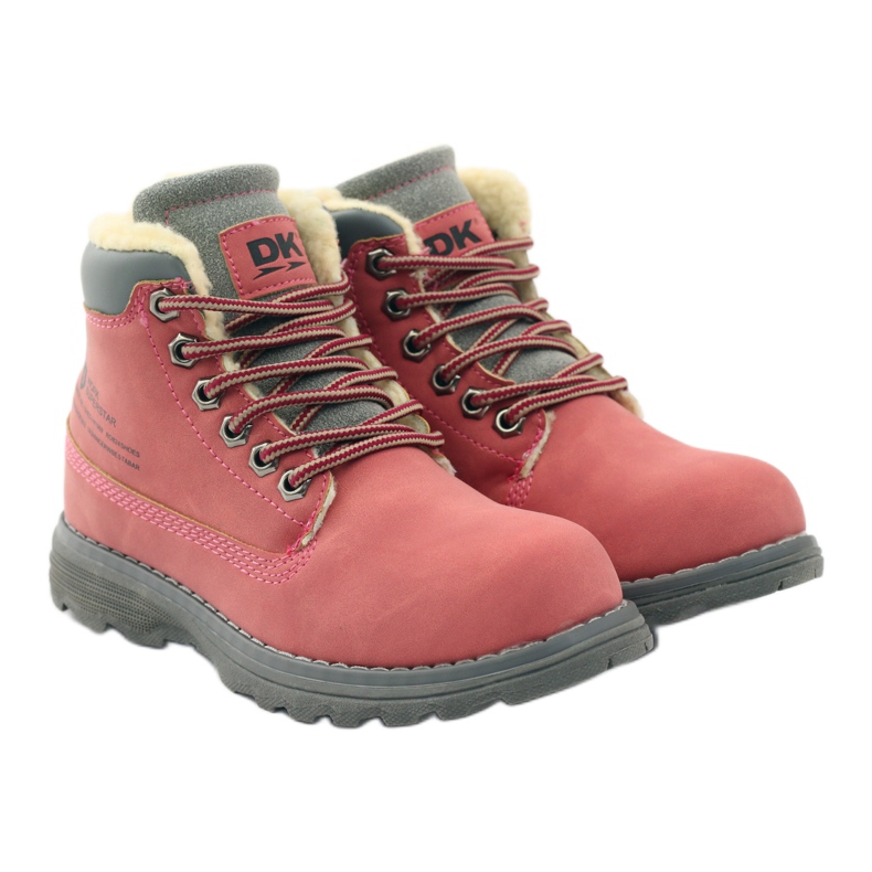 DK Botas de montaña de invierno con cremallera 75009 rosa 4