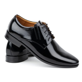 Balak Zapatos de vestir hombre piel charol 480 negro 4