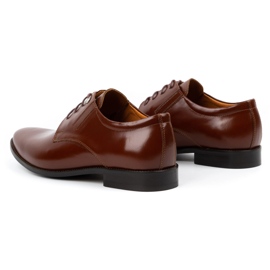 Olivier Zapatos de vestir hombre piel 480 charol marron marrón 5