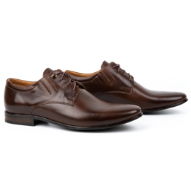 Olivier Zapatos de vestir hombre piel 480 marron oscuro marrón 2