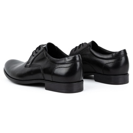 Kampol Zapatos de hombre elegantes en piel 344KAM negro 7