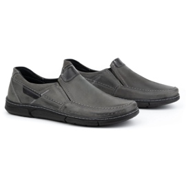 Olivier Slip-on hombre piel 62K gris 2