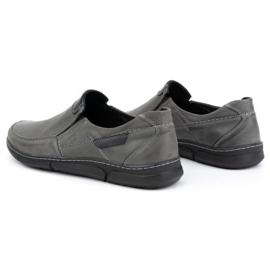 Olivier Slip-on hombre piel 62K gris 5