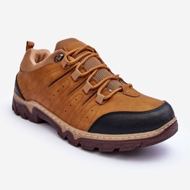 PG3 Botas bajas de trekking para hombre Camel Orlando marrón 1