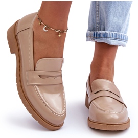 FG2 Mocasines Clásicos Mujer Beige Faradays 9