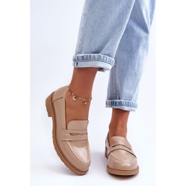 FG2 Mocasines Clásicos Mujer Beige Faradays 3