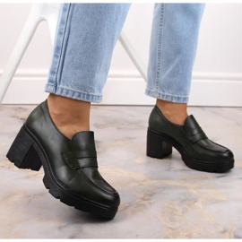 Zapatos en el puesto Potocki W WOL166B verde 2
