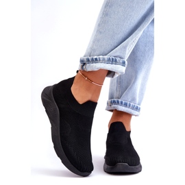 Zapatillas Deportivas Sin Cordones De Mujer Negras Claris negro 7