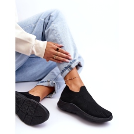 Zapatillas Deportivas Sin Cordones De Mujer Negras Claris negro 4