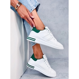 Zapatillas cuña Maes Green blanco 5