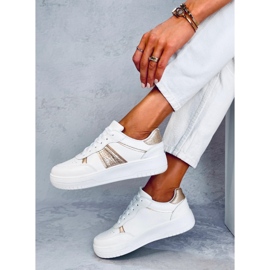Zapatillas Mujer Kline Blanco/Oro 4